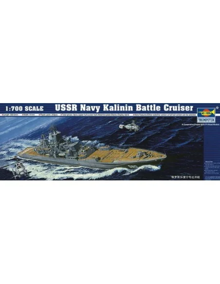 Sowjetischer Kreuzer Kalinin, 1/700 - Trumpeter 05709