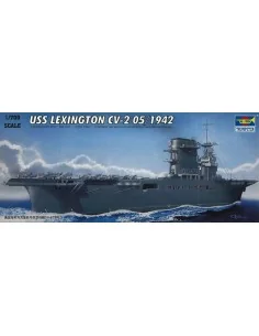 USS Lexington CV-2 05/1942 mit Flugzeugen und Wasserfläche!!!!, 1/7...