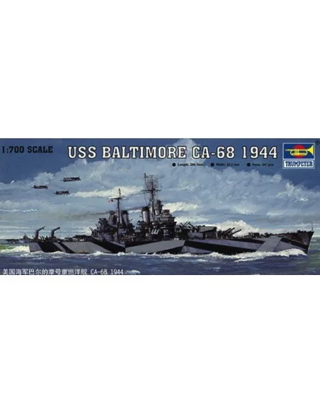 USS Baltimore CA-68 1944, 1/700 - Trumpeter 05725