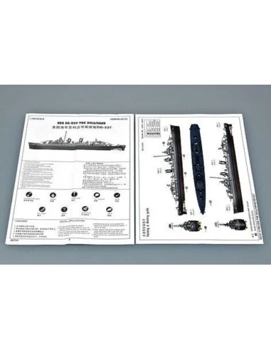 USS The Sullivans DD-537, 1/700 - Trumpeter 05731
