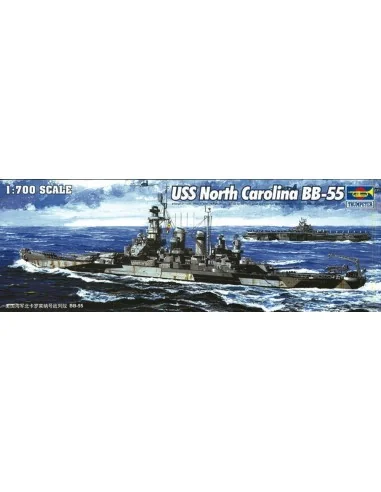 [NO_DESC] USS North Carolina BB-55, 1/700 - Trumpeter 05734