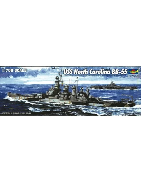 USS North Carolina BB-55, 1/700 - Trumpeter 05734