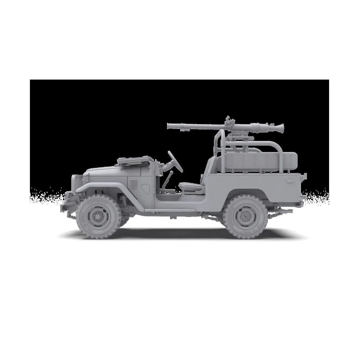 FJ43 Pickup with SPG-9. RECOILLESS GUN, 1/35 - AK Interactive AK35003