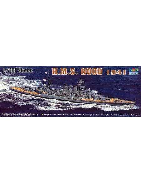 H.M.S Hood 1941, 1/700 - Trumpeter 05740
