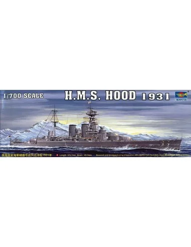 [NO_DESC] HMS HOOD 1931, 1/700 - Trumpeter 05741