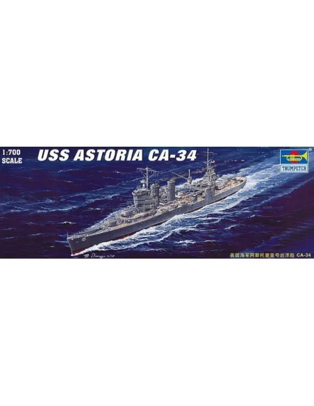 [NO_DESC] USS Astoria CA-34 1942, 1/700 - Trumpeter 05743