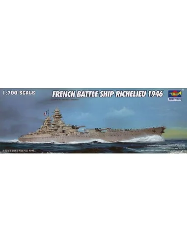 Battelship Richelieu 1949, 1/700 - Trumpeter 05751
