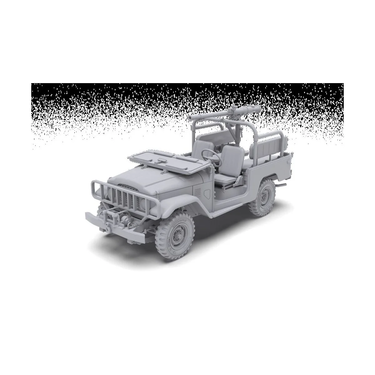 FJ43 Pickup with SPG-9. RECOILLESS GUN, 1/35 - AK Interactive AK35003