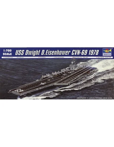USS Dwight D. Eisenhower CVN-69 1978, 1/700 - Trumpeter 05753
