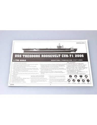 USS Theodore Roosevelt CVN-71 2006, 1/700 - Trumpeter 05754
