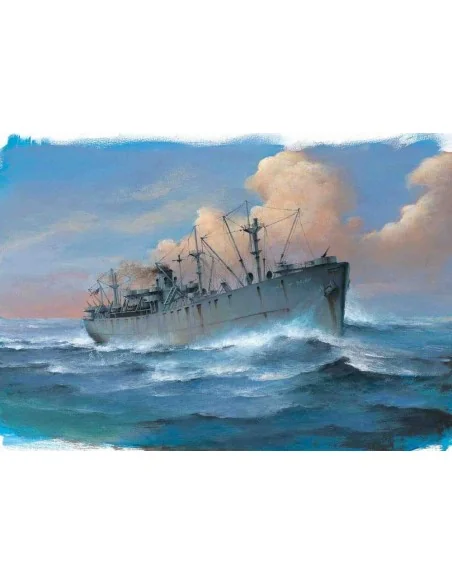 SS John W. Brown Liberty Ship, 1/700 - Trumpeter 05756