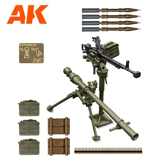 Infantry Support Weapon Set 1: DShKM & SPG-9 - AK Interactive AK35005