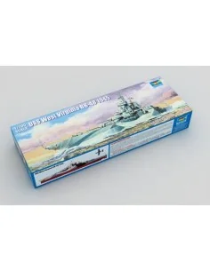 USS West Vigina BB-48 1945, 1/700 - Trumpeter 05772 2