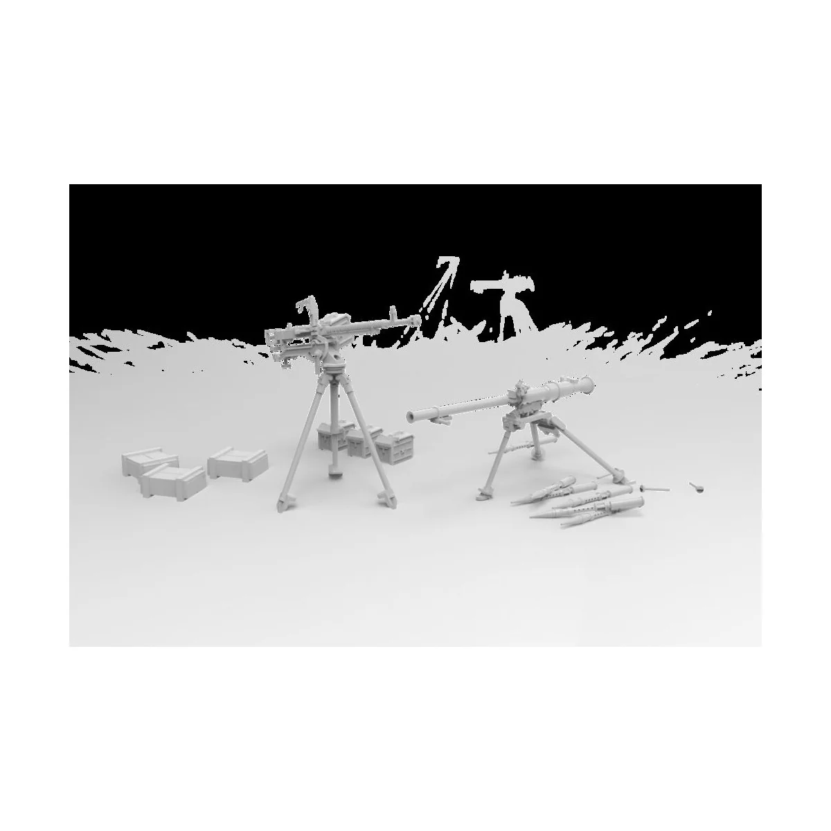 Infantry Support Weapon Set 1: DShKM & SPG-9, 1/35 - AK Interactive...