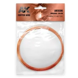 Copper Wire 0.60mm x 5 meters ORIGINAL COLOR - AK Interactive AK9306
