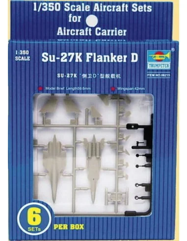 Sukhoi Su-27 Flanker D, 1/350 - Trumpeter 06215
