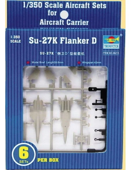 [NO_DESC] Sukhoi Su-27 Flanker D, 1/350 - Trumpeter 06215