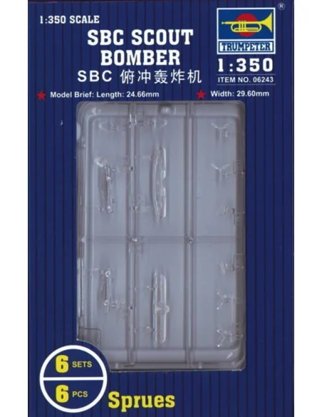 SBC Scout Bomber, 1/350 - Trumpeter 06243