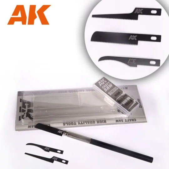 CRAFT SAW SET (3 BLADES) - AK Interactive AK9312