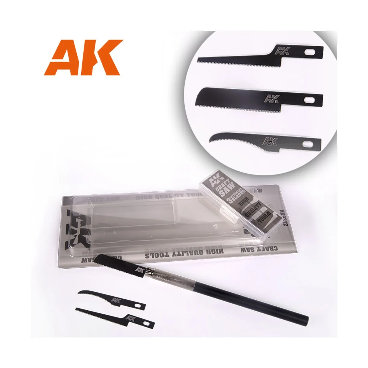 CRAFT SAW SET (3 BLADES) - AK Interactive AK9312
