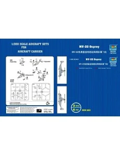 MV-22 Osprey V/STOL tiltrotar aircraft, 1/350 - Trumpeter 06258