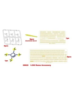 Italian Navy Battleship RN Roma Acces., 1/350 - Trumpeter 06625