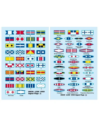 WWII Signal Flags, 1/200 - Trumpeter 06630