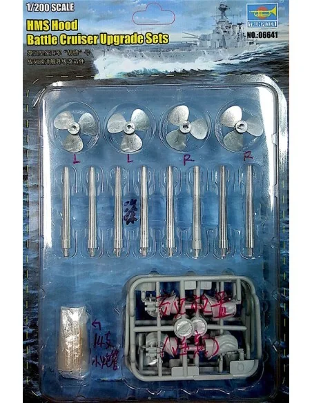HMS Hood Battleship Upgrade Sets, 1/200 - Trumpeter 06641