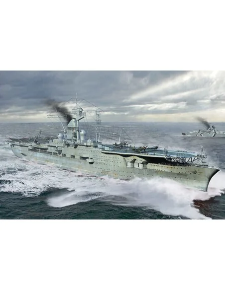 German Navy Aircraft Carrier DKM Peter Strasser, 1/700 - Trumpeter ...