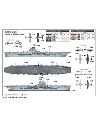 HMS Ark Royal 1939, 1/700 - Trumpeter 06713