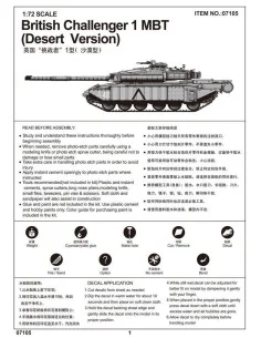 British Challenger 1MTB (Desert version), 1/72 - Trumpeter 07105 2
