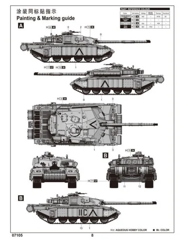 [NO_DESC] British Challenger 1MTB (Desert version), 1/72 - Trumpete...