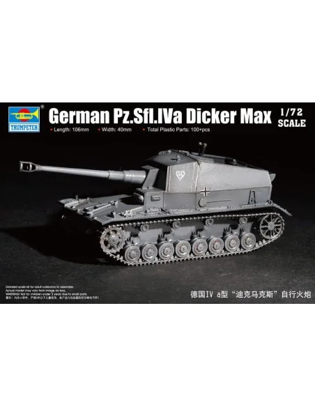 German PZ.Sfl.Iva Dicker Max, 1/72 - Trumpeter 07108