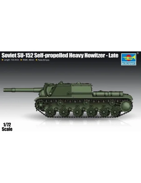 Soviet SU-152 Self-propelled Heavy Howitzer - Late, 1/72 - Trumpete...