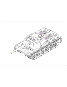 Soviet SU-152 Self-propelled Heavy Howitzer - Late, 1/72 - Trumpete... 2