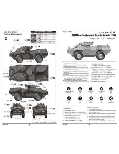 [NO_DESC] M1117 Guardian Armored Security Vehicle (ASV), 1/72 - Tru...