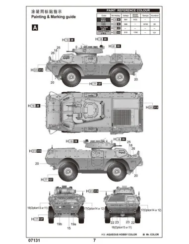 M1117 Guardian Armored Security Vehicle (ASV), 1/72 - Trumpeter 07131