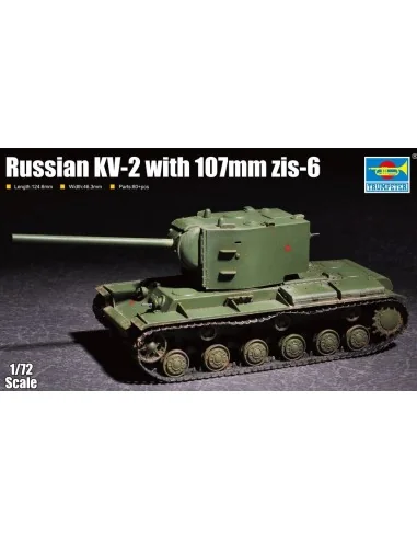 Russian KV-2 with 107mm zis-6, 1/72 - Trumpeter 07162