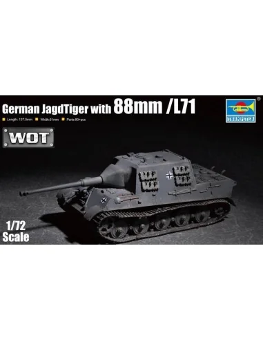 German JagdTiger with 88mm /L71, 1/72 - Trumpeter 07166