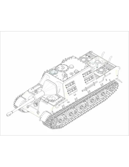 [NO_DESC] German JagdTiger with 88mm /L71, 1/72 - Trumpeter 07166