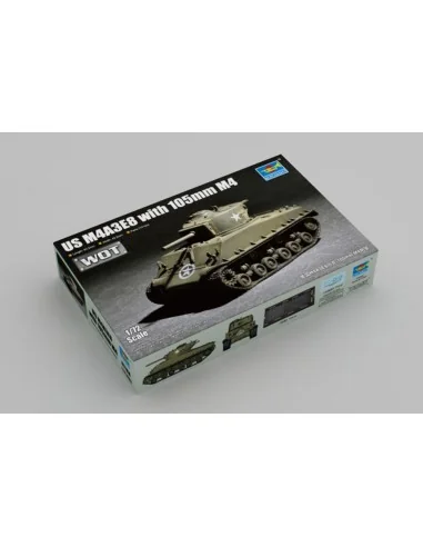 US M4A3E8 with 105mm M4, 1/72 - Trumpeter 07168