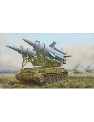 Soviet 2K11A TEL w/9M8M Missile "Krug-a"(SA-4 Ganef), 1/72 - Trumpe...