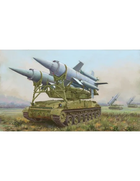 Soviet 2K11A TEL w/9M8M Missile "Krug-a"(SA-4 Ganef), 1/72 - Trumpe...