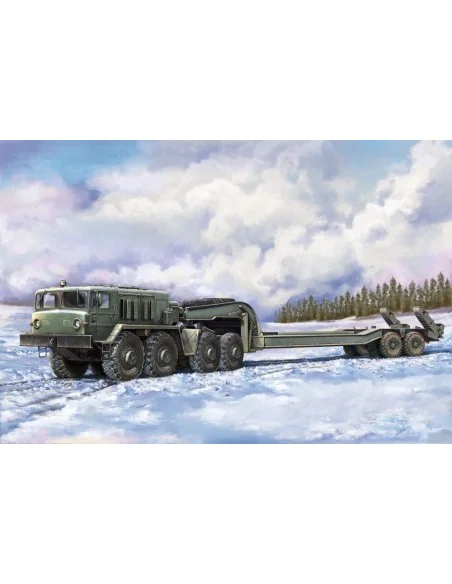 MAZ-537G intermediate type with MAZ/ChMZAP 5247G semi-trailer, 1/72...