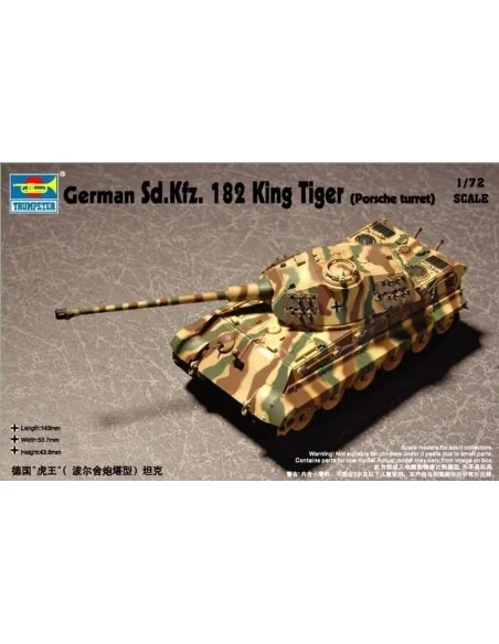 German Sd.Kfz. 182 King Tiger, 1/72 - Trumpeter 07202