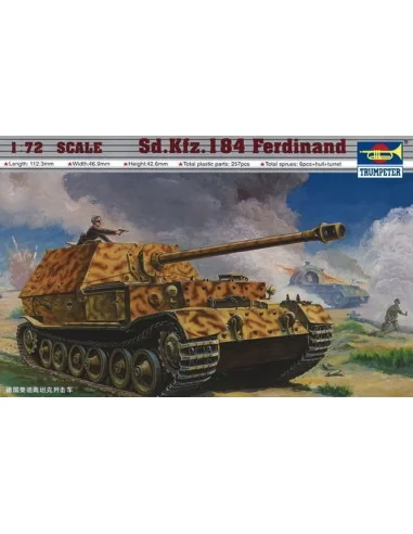 Sd.Kfz. 184 Tiger Ferdinand, 1/72 - Trumpeter 07205