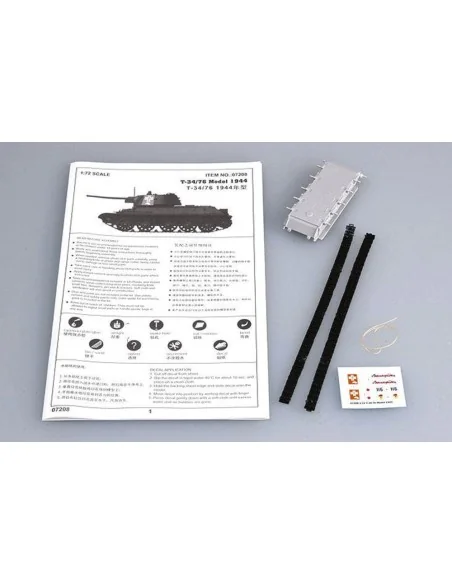 [NO_DESC] Soviet T-34/76 Model 1943, 1/72 - Trumpeter 07208