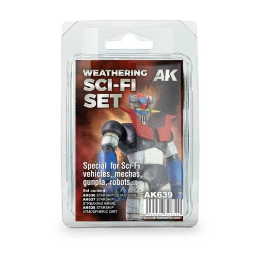 WEATHERING SCI-FI SET - AK Interactive AK639 WEATHERING SCI-FI SET - AK Interactive AK639