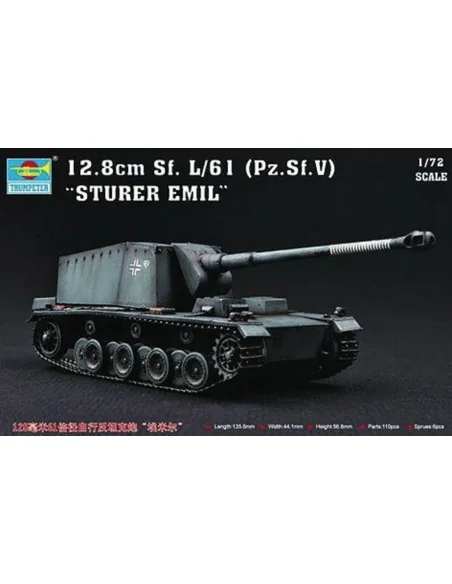 Sturer Emil 12, 8 cm Sf. L/61 Pz.Sf.V, 1/72 - Trumpeter 07210