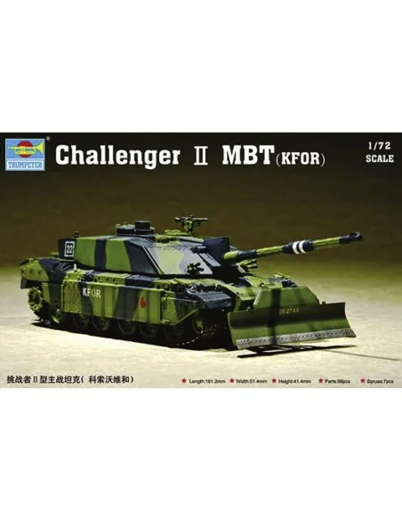 [NO_DESC] Challenger II MBT (KFOR), 1/72 - Trumpeter 07216